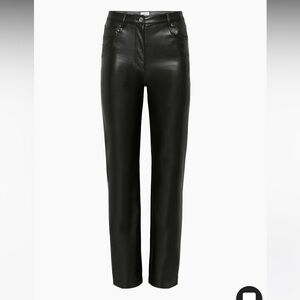 NEW Aritzia Melina Leather Pants NEVER WORN